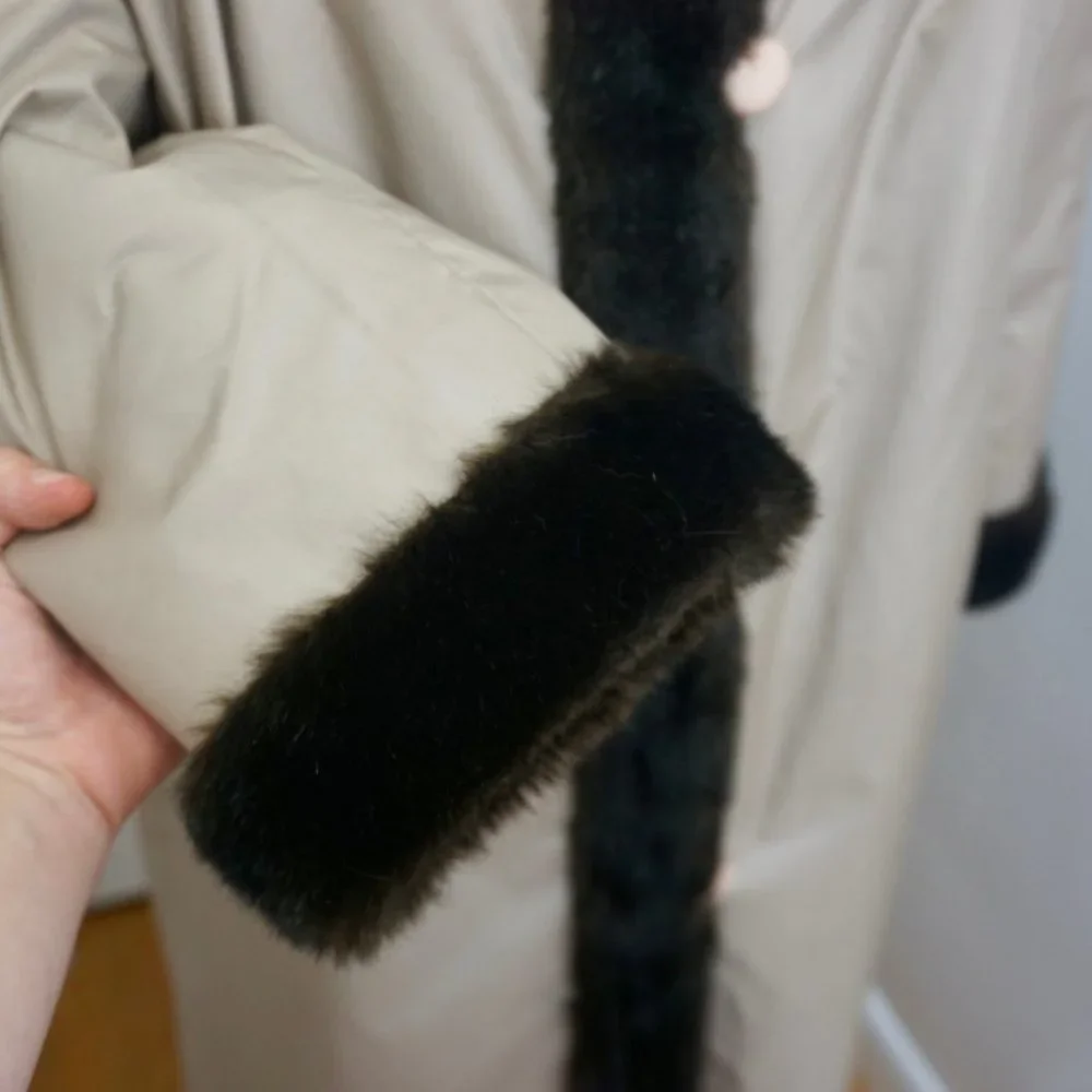 💜 VINTAGE SPORTOWNE Futur Faux Fur Reversible Coat